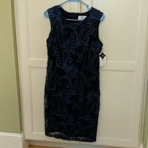 Size 8 Navy sheath dress